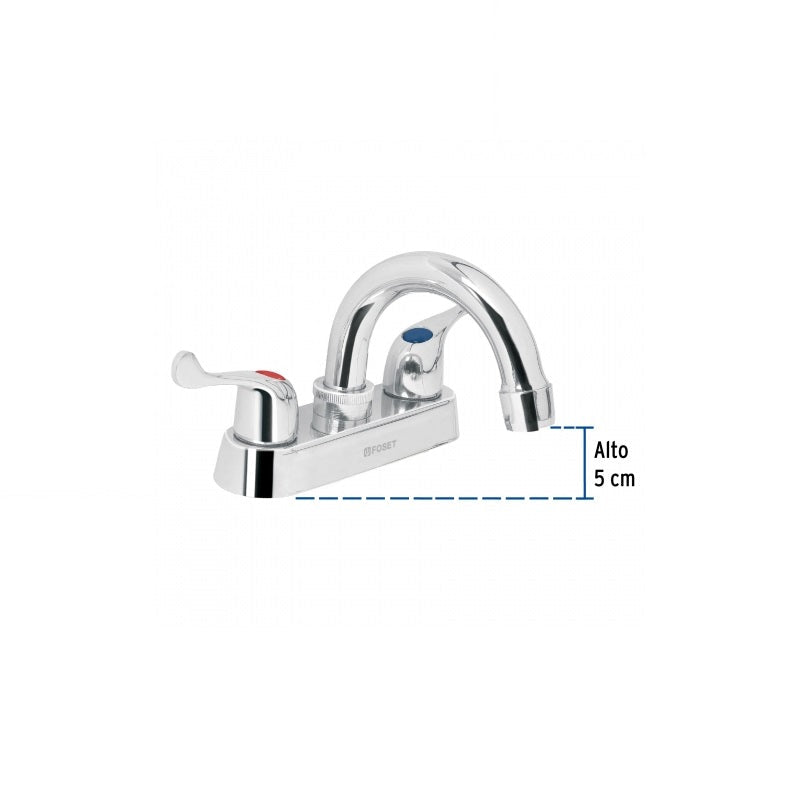 Mezcladora Para Lavabo Palanca M-050P Foset
