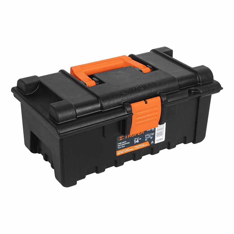 Caja Para Herramientas Naranja 14" Cha-14N Truper