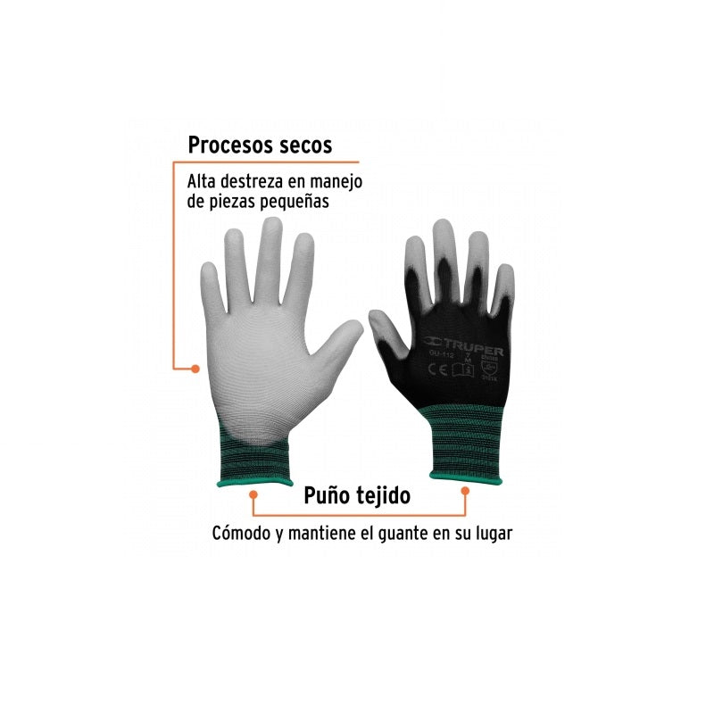 Guantes Nylon Poliuretano Gu-112 Truper