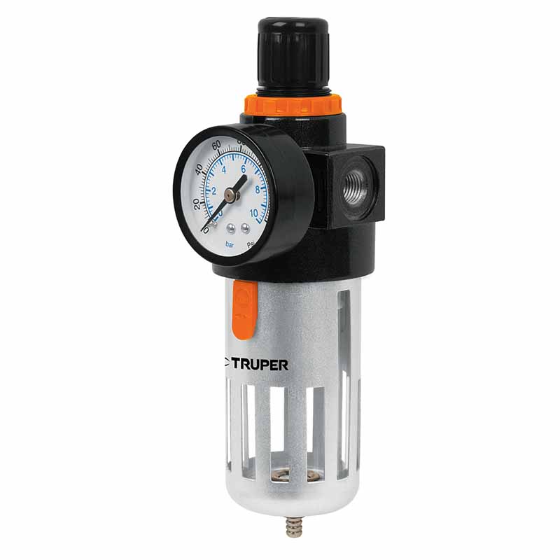 Filtro Regulador De Aire 1/4 Fire-1/4 Truper
