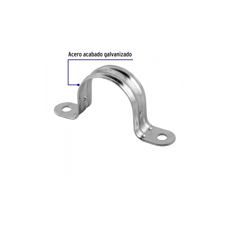 Abrazadera Omega 11/2" Ao-112 5Pzs Volteck