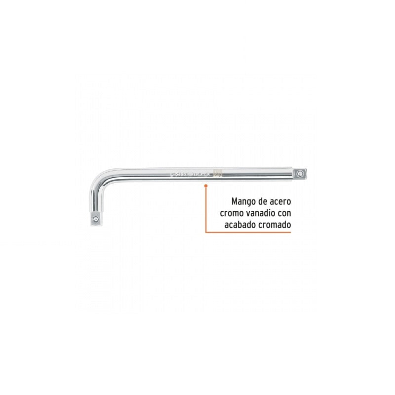 Mango Para Dado "L" 1/2" De 9" L-5486 Truper