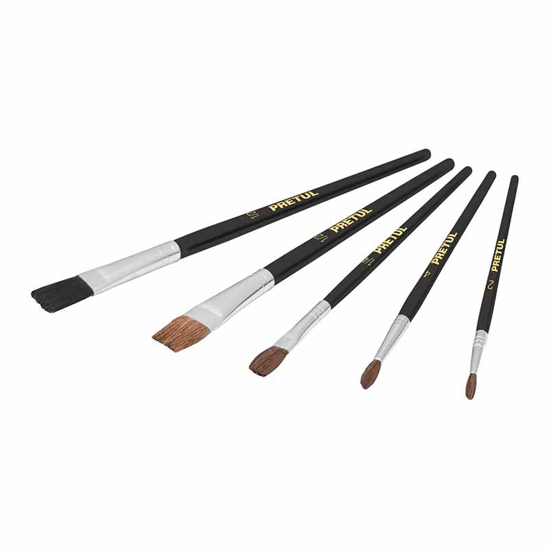 Pinceles Juego de 5 Piezas Jpin-5P Pretul