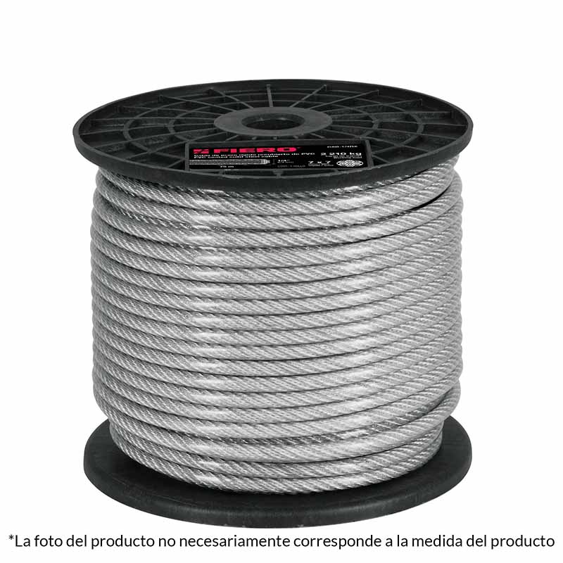 Cable De Acero 3/32" Rigido Cab-3/32Rx Fiero (Cubeta de 75 mts)