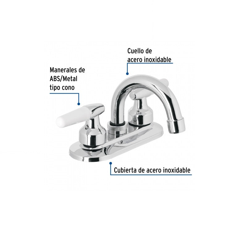 Mezcladora Para Lavabo 4" M-050I Foset