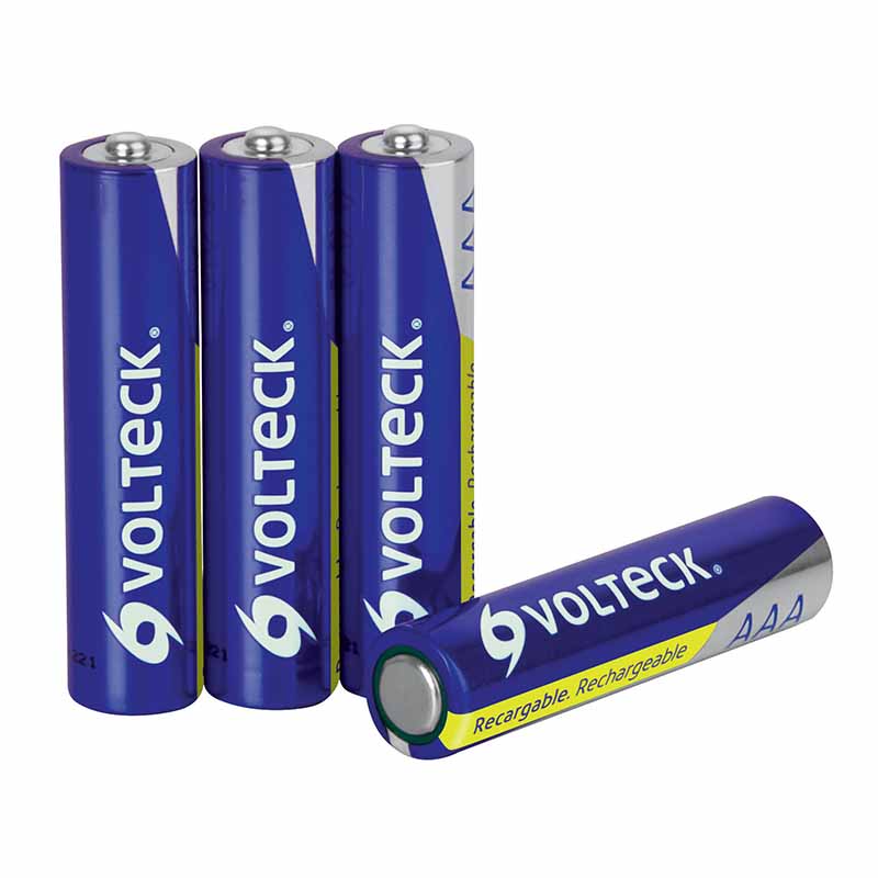 Pilas Recarg. 600Mah Re-Aaa2 4Pzs Ug Volteck