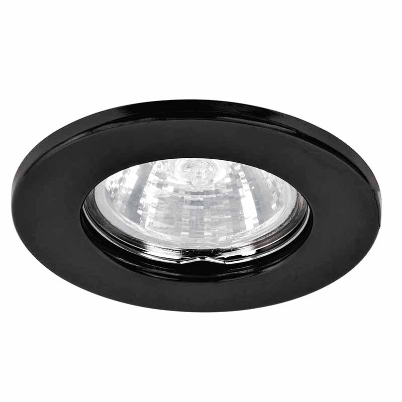 Luminario Empotrable Fijo Negro Emp-101S Volteck