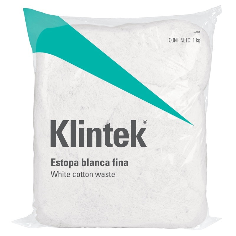 Estopa Blanca 1Kg Esto-1B Klintek Truper