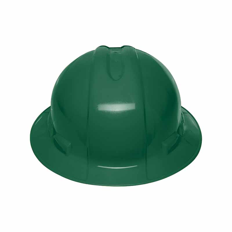 Casco De Seguridad Verde Ala Ancha Cas-Vx Truper