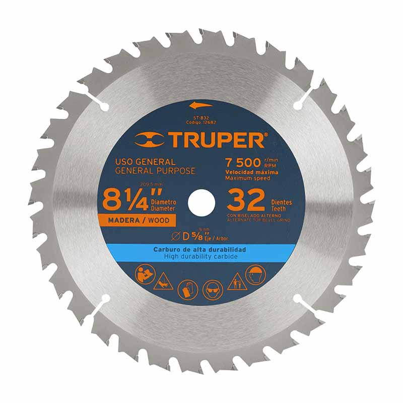 Sierra Circular Madera 8-1/4 St-832 Truper