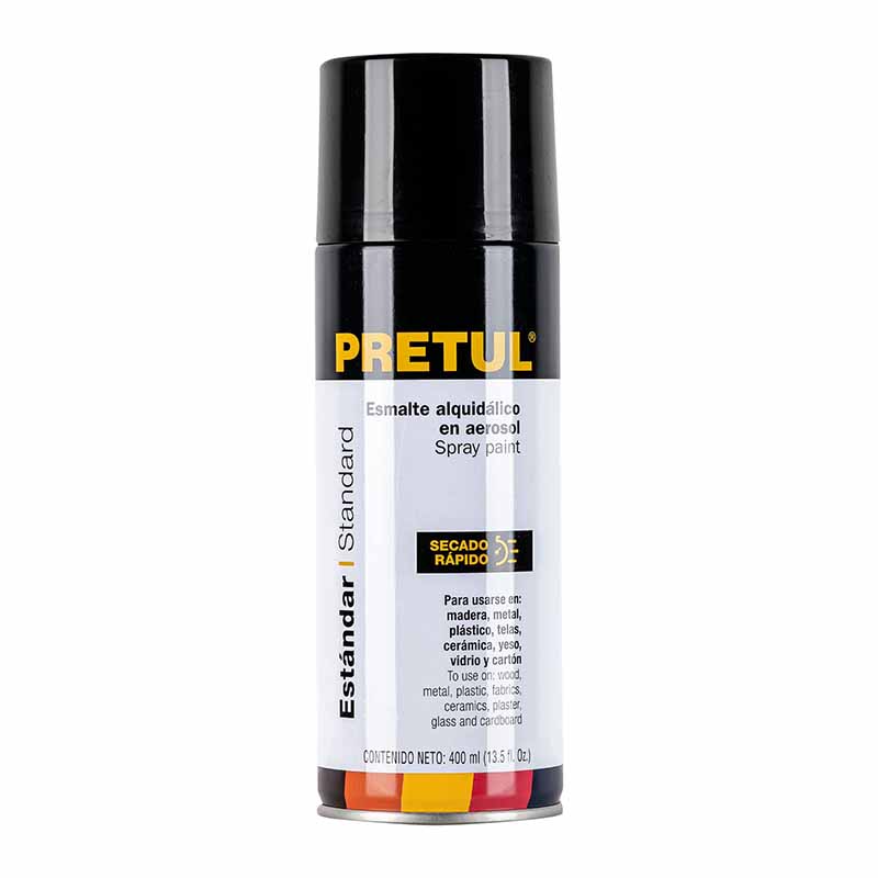 Pintura E/Aerosol Negro Satin Pa-Ns-P Pretul