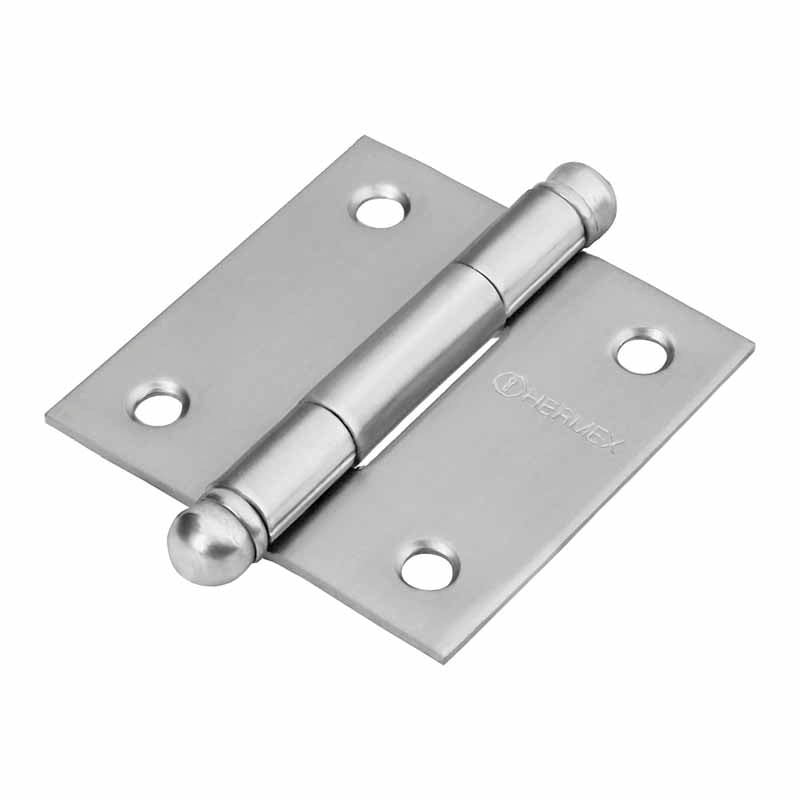 Bisagra Cuadrada 2" A/Inox.Bc-204R Hermex Caja de 10 Piezas