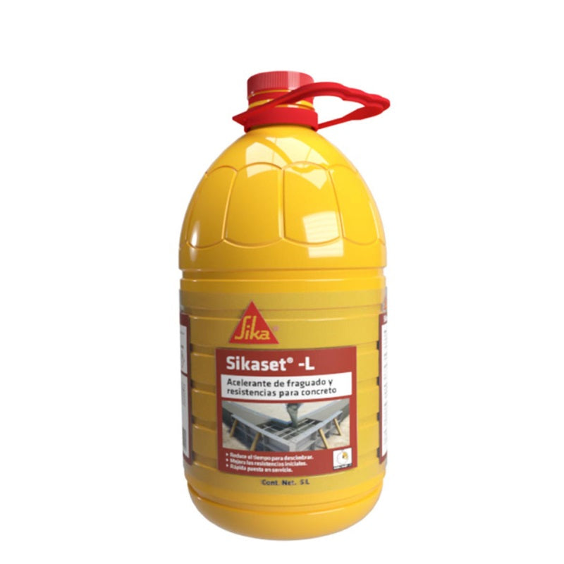 Acelerante Para Concreto Sikaset-L 423838 Pet.5Lts