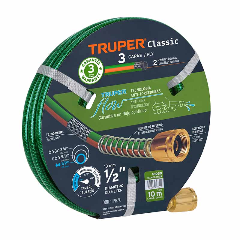 Manguera Jardin Ref. Man-10X1/2R Truper
