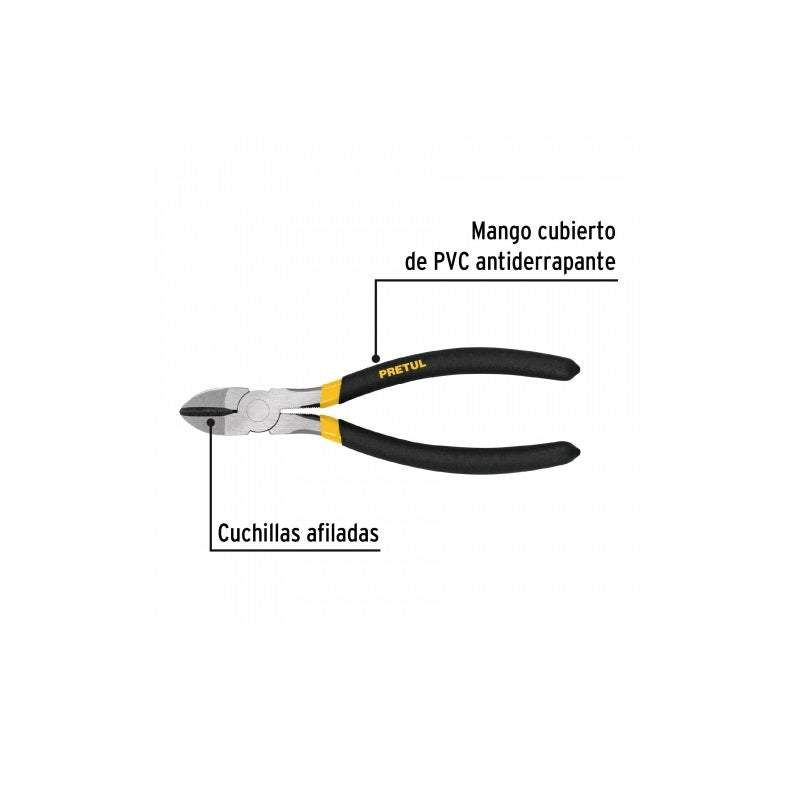 Pinza Corte Diagonal 8" Pcd-8P Pretul