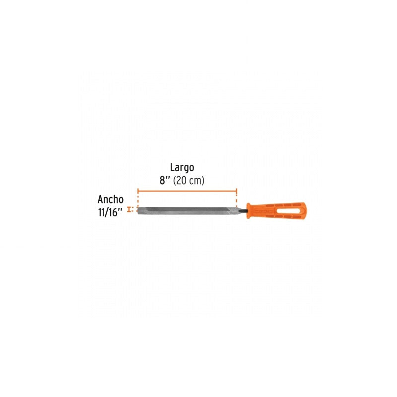 Lima Triang.Reg.Muza 8"C/M Ltr-8M Truper