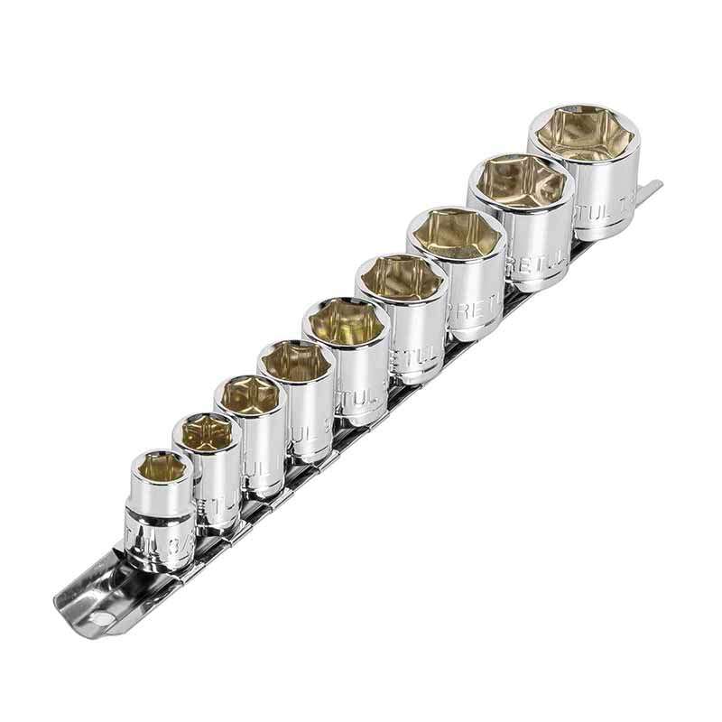 Dados Juego De 10 Piezas Std Jd-3/8X10Sae-P Pretul