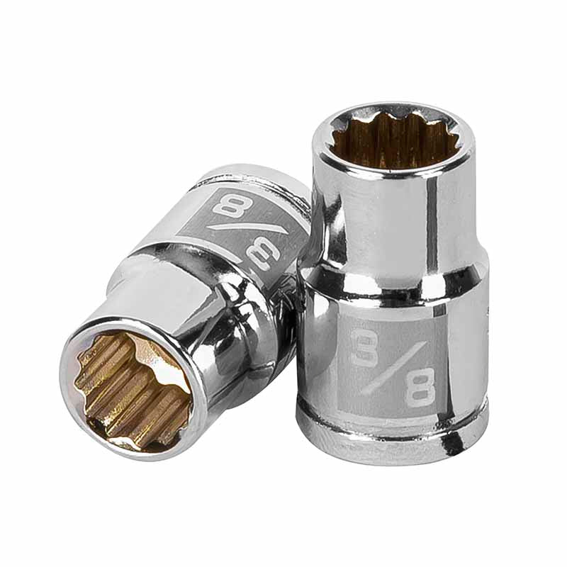 Dado Std 3/8"X3/8" 12 Puntas D-3812 Truper