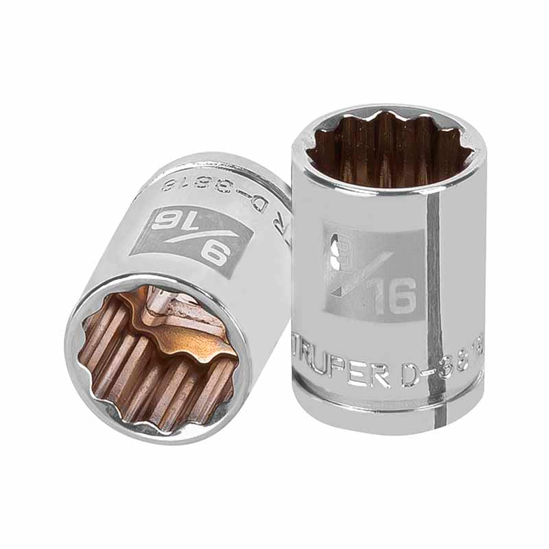 Dado Std 3/8"X 9/16 12 Puntas D-3818 Truper