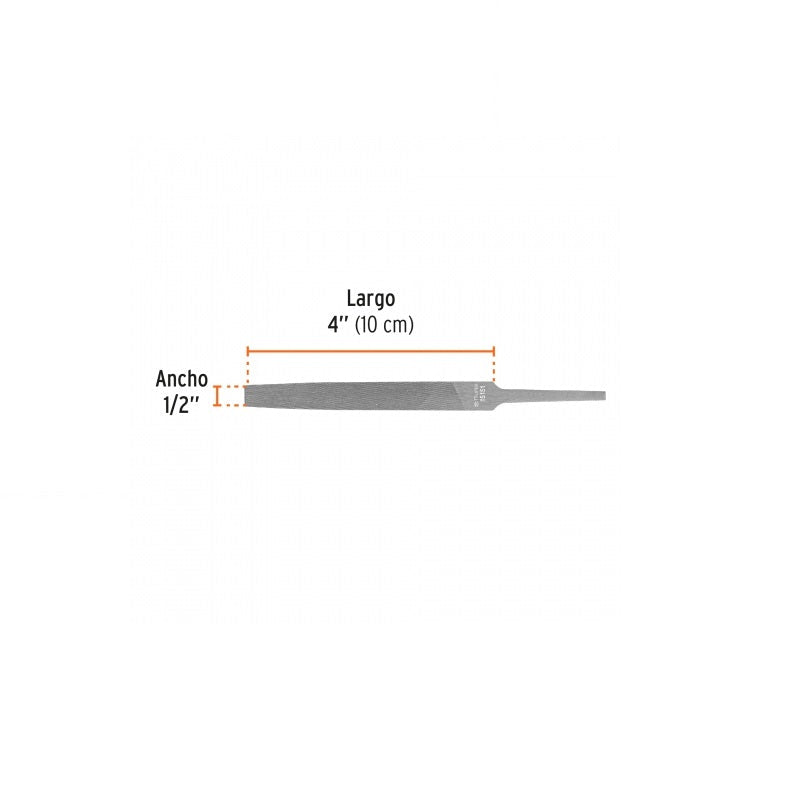 Lima Plana Muza 4" Lpm-4 Truper