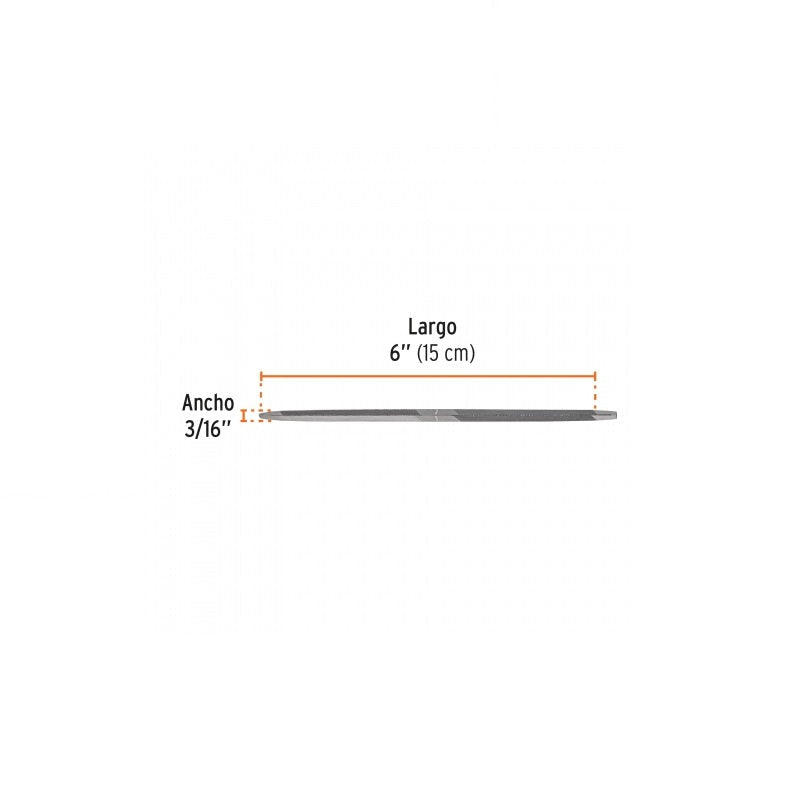 Lima Triangulo Doble C/M 6" Ltd-6 Truper