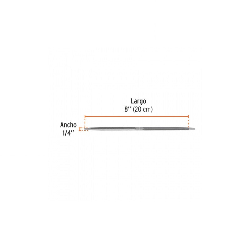 Lima Triangulo Doble 8" Ltd-8 Truper