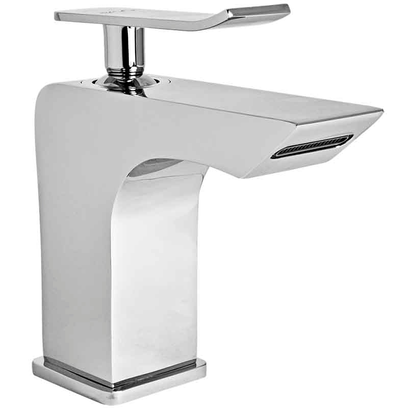 Monomando Para Lavabo Acabado Satín Con Desagüe Automático, Modelo: D100S Dinasty