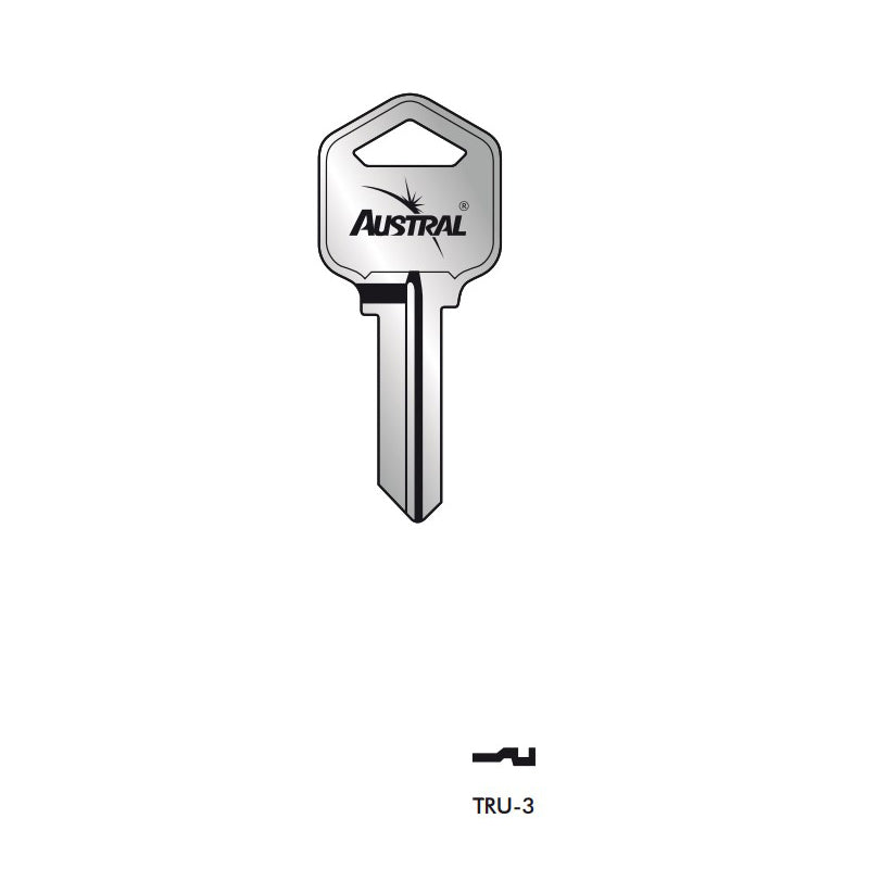 Forma Para Llave Tru-3 Austral Tru-3D