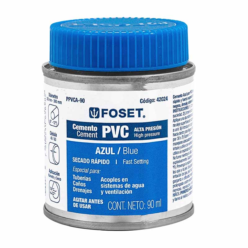 Pegamento P/Pvc A/P.Ppvca-90 90Ml Foset