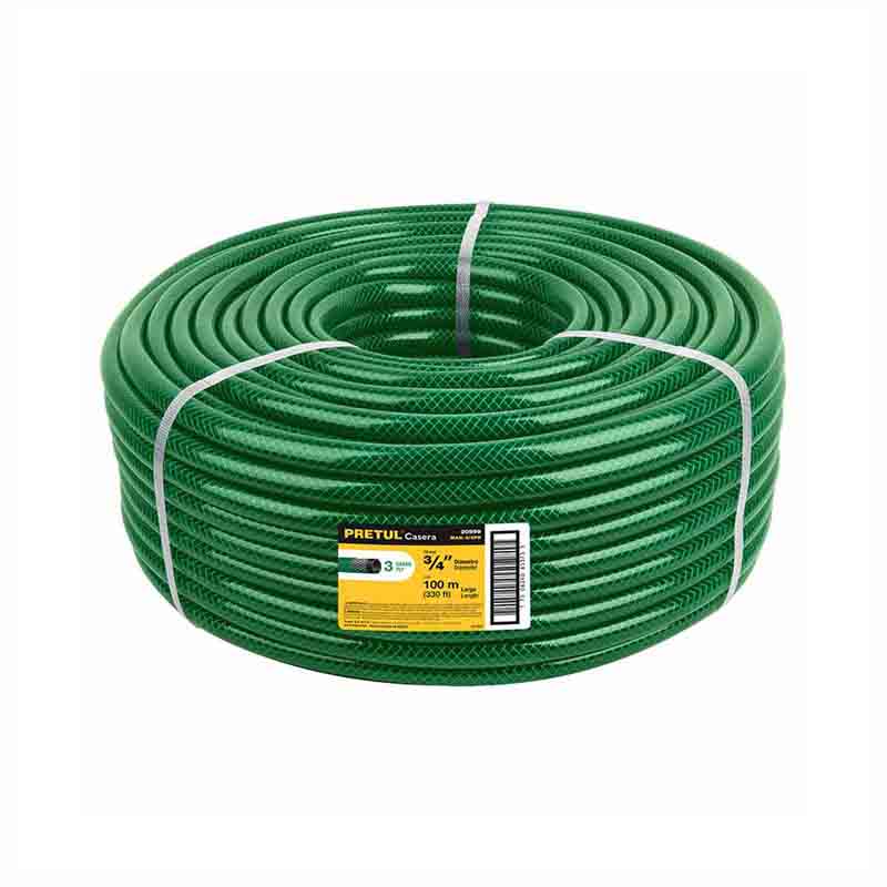 Manguera Para Jardín Reforzada Man-3/4Pr 100Mt Pretul