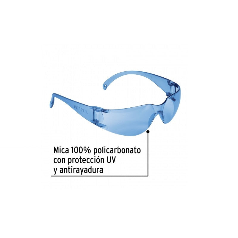 Lentes De Seguridad Azul Len-Sz-P Pretul