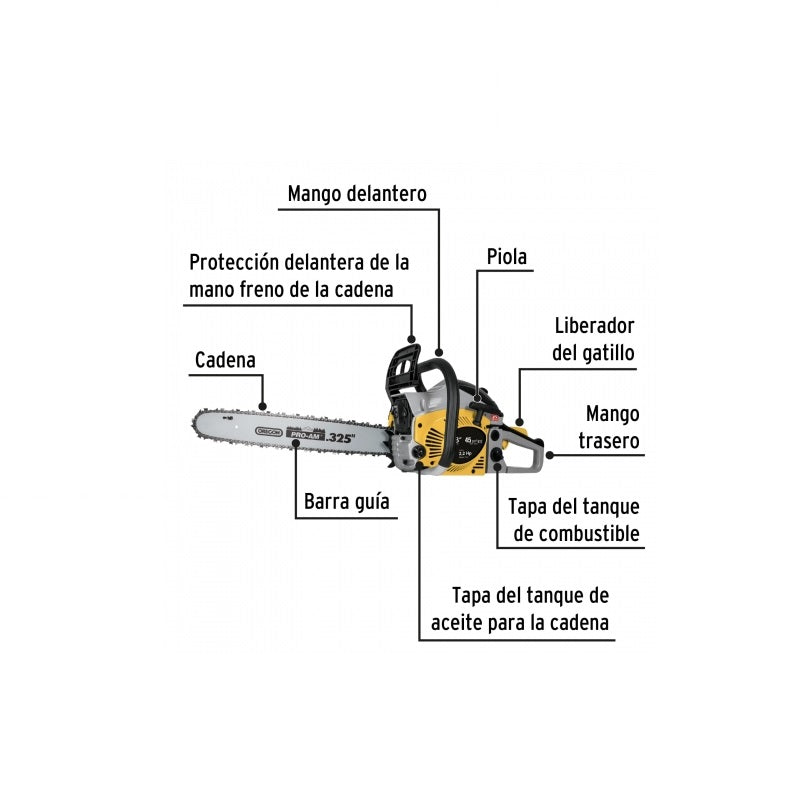 Motosierra 60Cc 18" Mot-6018P Pretul