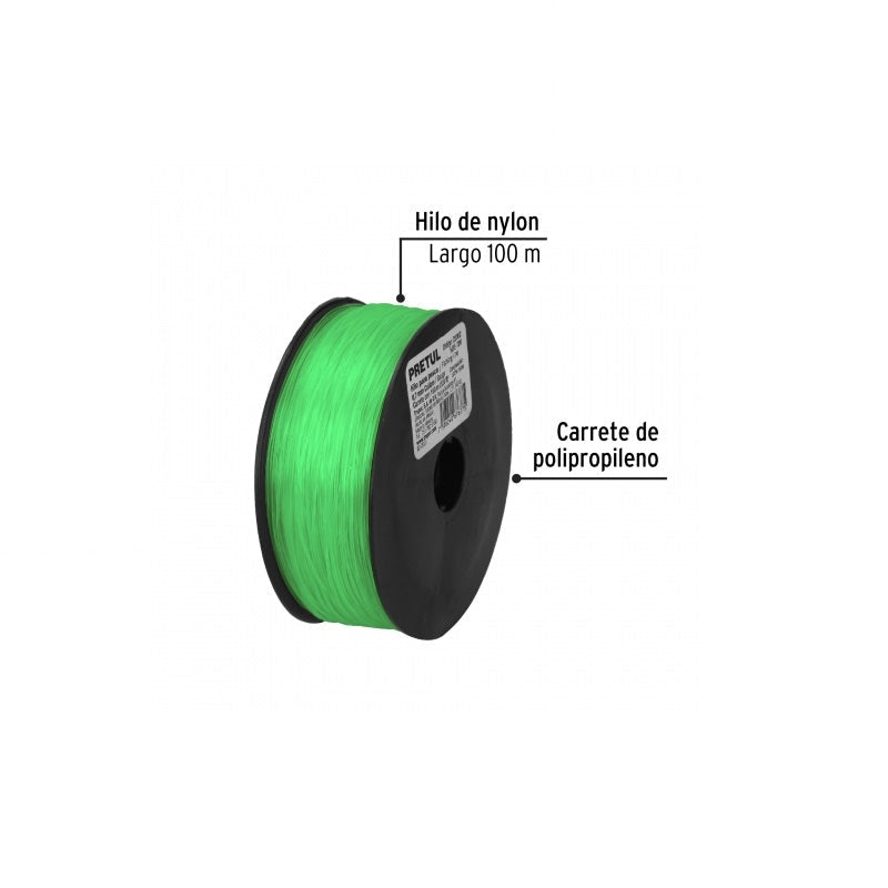 Hilo P/Pesca .70Mm Hipe-70V Verde 10Omt Pretul