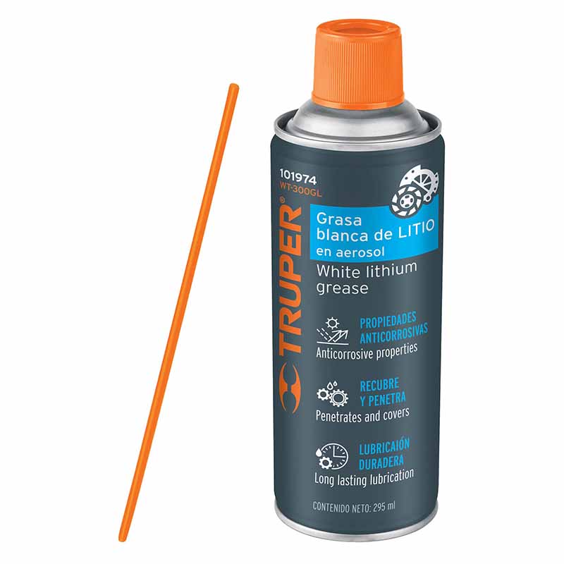 Grasa Blanca De Litio Aerosol Wt-300Gl 295Ml Truper