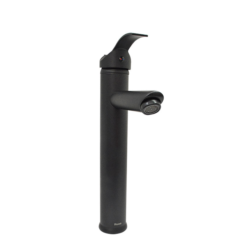 Mezcladora de Lavabo Monomando Acabado en Negro, Modelo: 23MNL Rugo