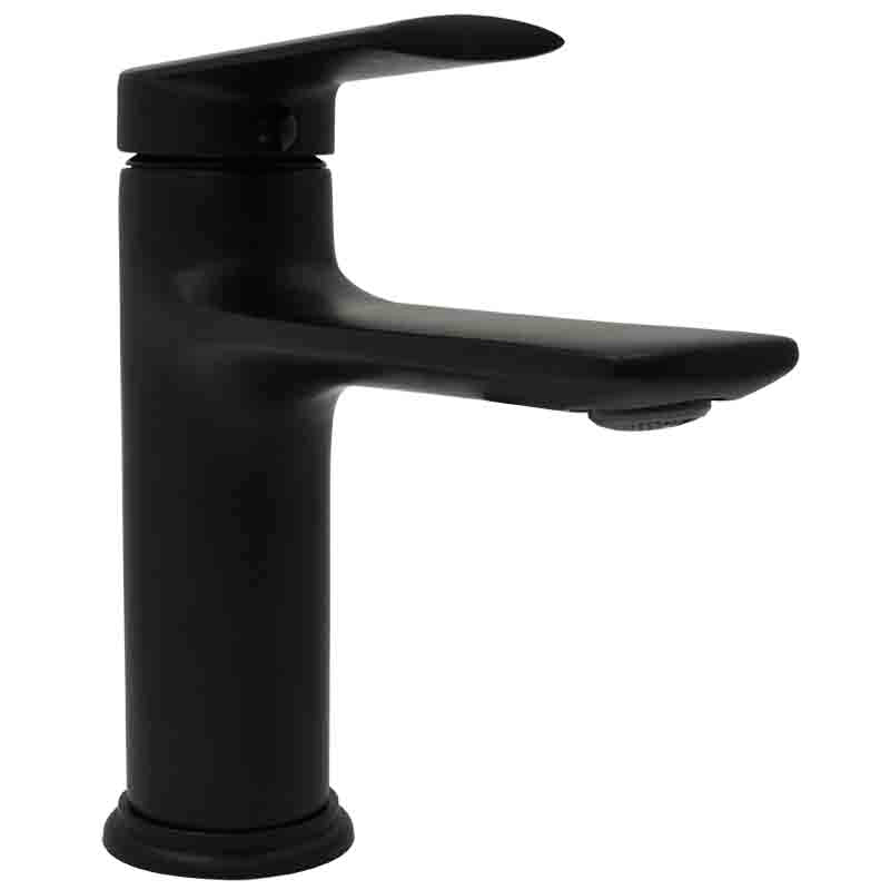 Mezcladora Monomando Para Lavabo Acabado Negro, Modelo: N100 Dinasty