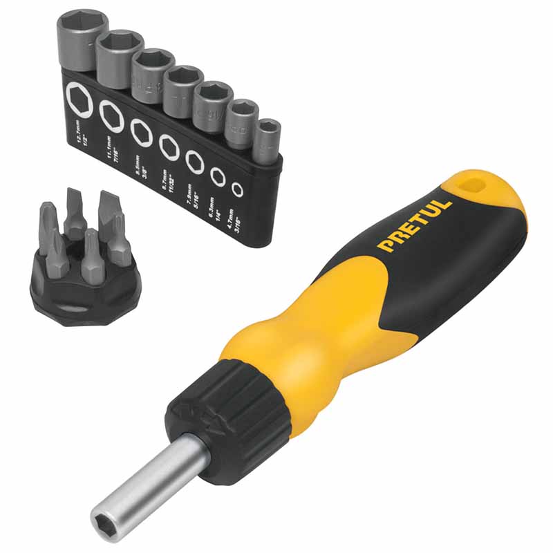 Desarmador Jgo C/14 Puntas Des-14P Pretul