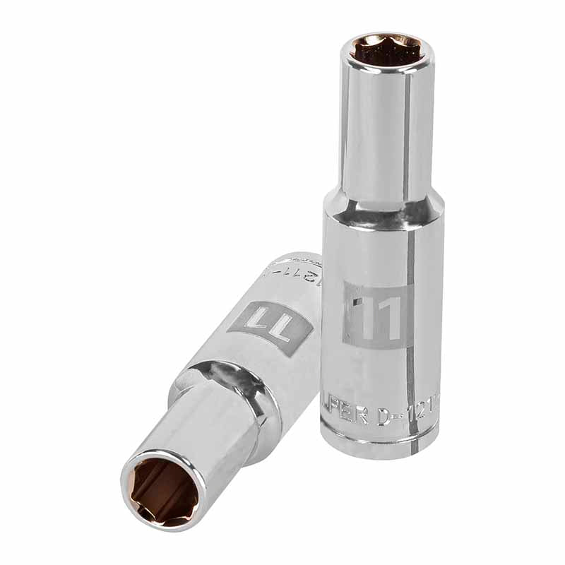 Dado Mm 1/2"X11 6 Puntas D-1211-Ml Truper