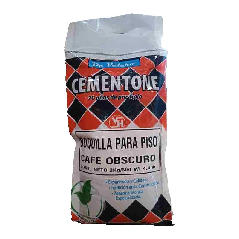 Boquilla P/Pisos Y Azulejos Cafe Obscuro 2Kg Valer