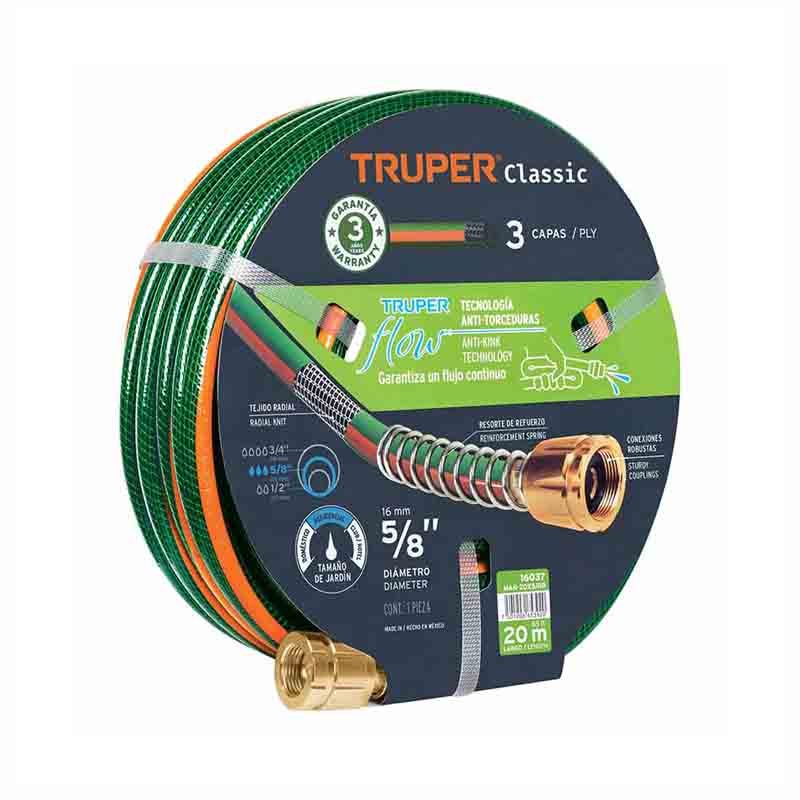 Manguera Jardin Ref. Man-20X5/8R Truper