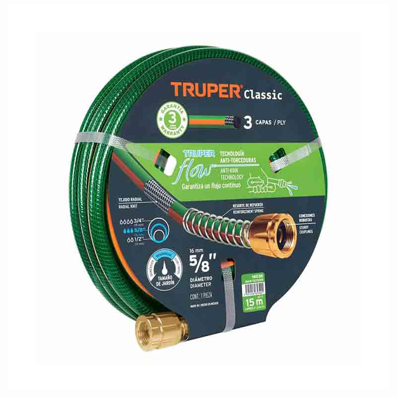 Manguera Jardin Ref. Man-15X5/8R Truper