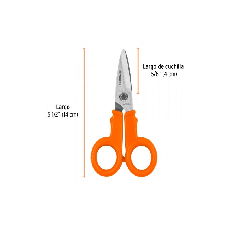 Tijera Papelería Oficina 5-1/2 Tiof-5 Truper