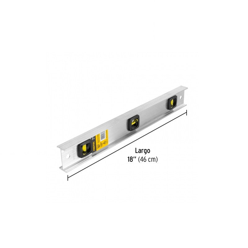 Nivel De Aluminio 3 Gotas Np-18P Pretul